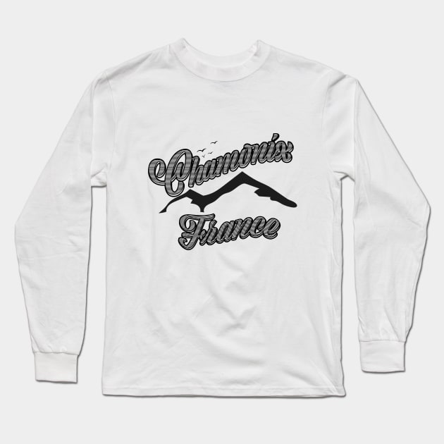 Chamonix France Long Sleeve T-Shirt by nickemporium1